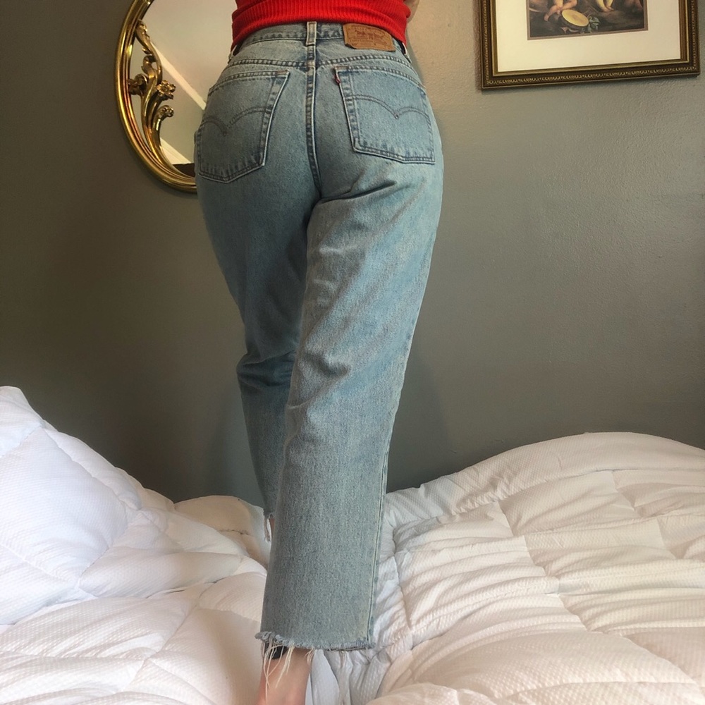 Vintage Levi’s 550 high rise straight jean